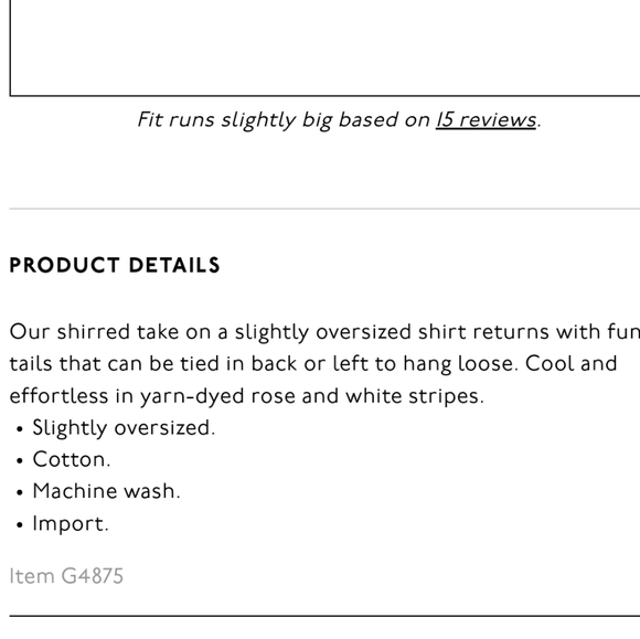 Madewell Central Short-Sleeve Tie-Back Button-Down Shirt In Rose Stripe - Picture 7 of 14